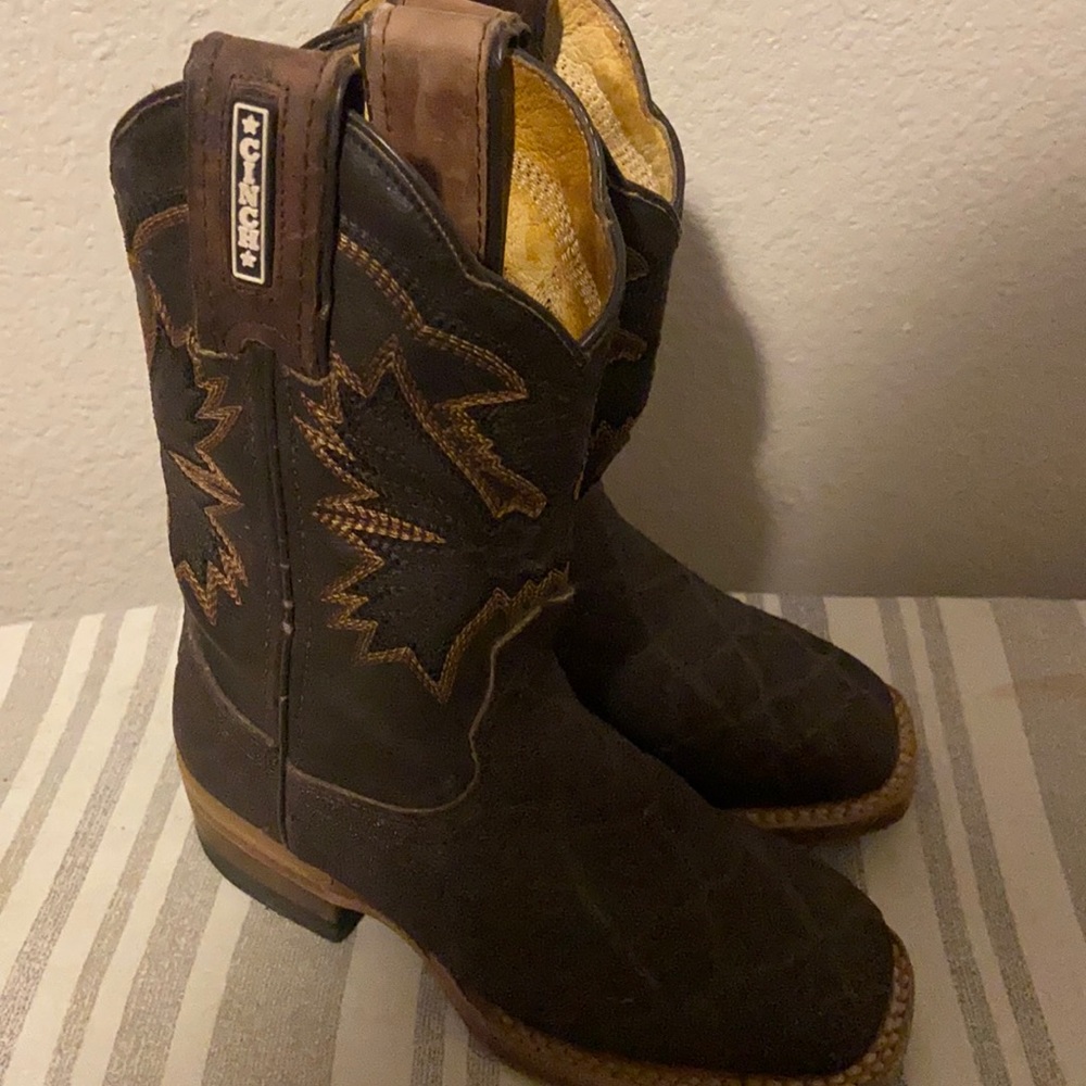 Boys Cinch Cowboy Boots 9&1/2 D